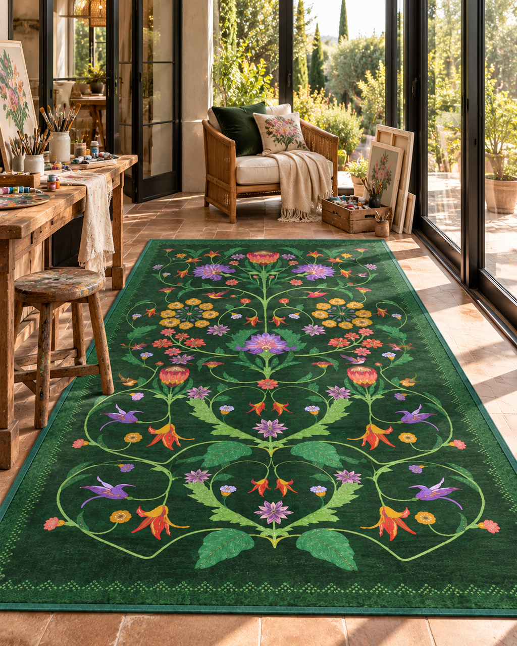 Tapis Salon Evergreen