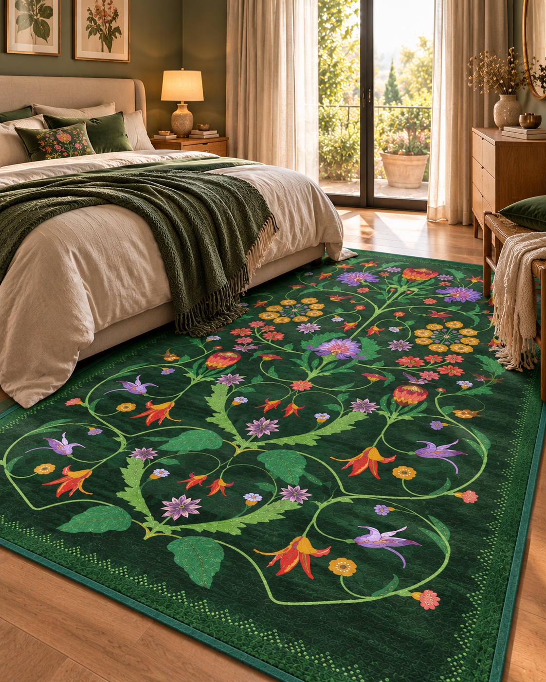 Tapis Salon Evergreen