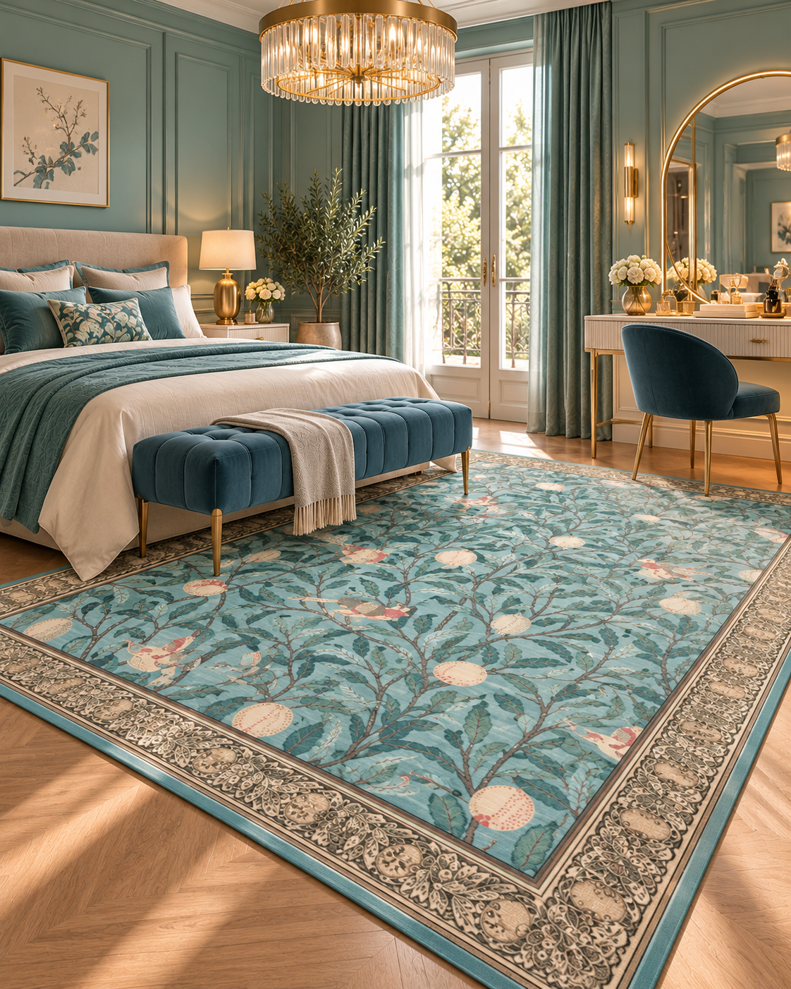 Tapis Salon Goldleaf