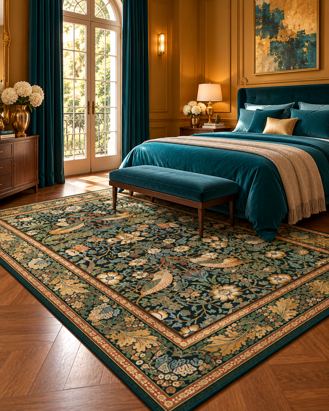 Tapis Salon Botanical