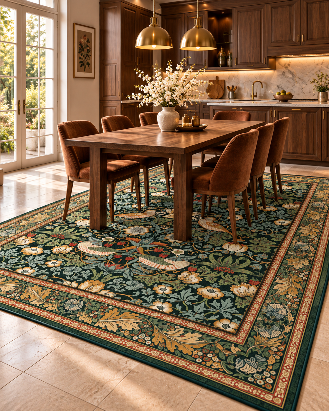 Tapis Salon Botanical