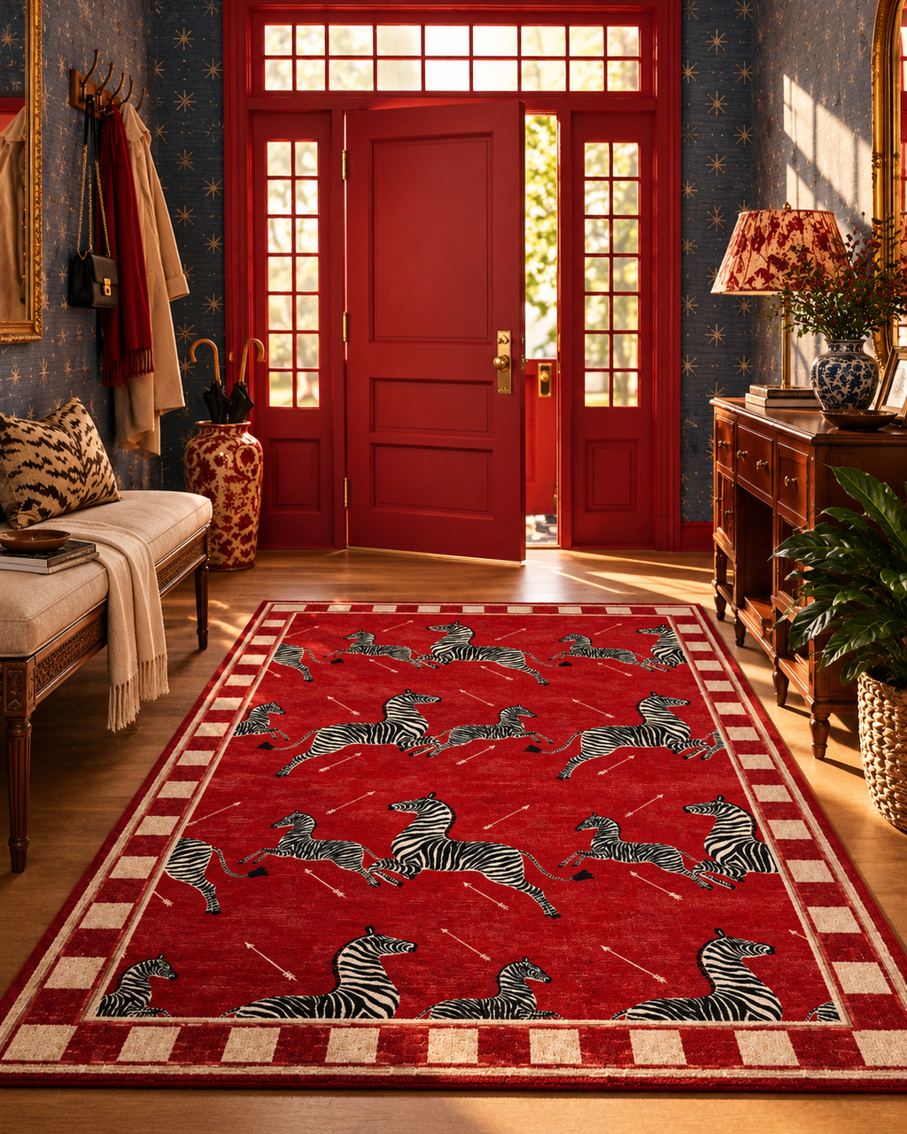 Tapis Savane Rouge