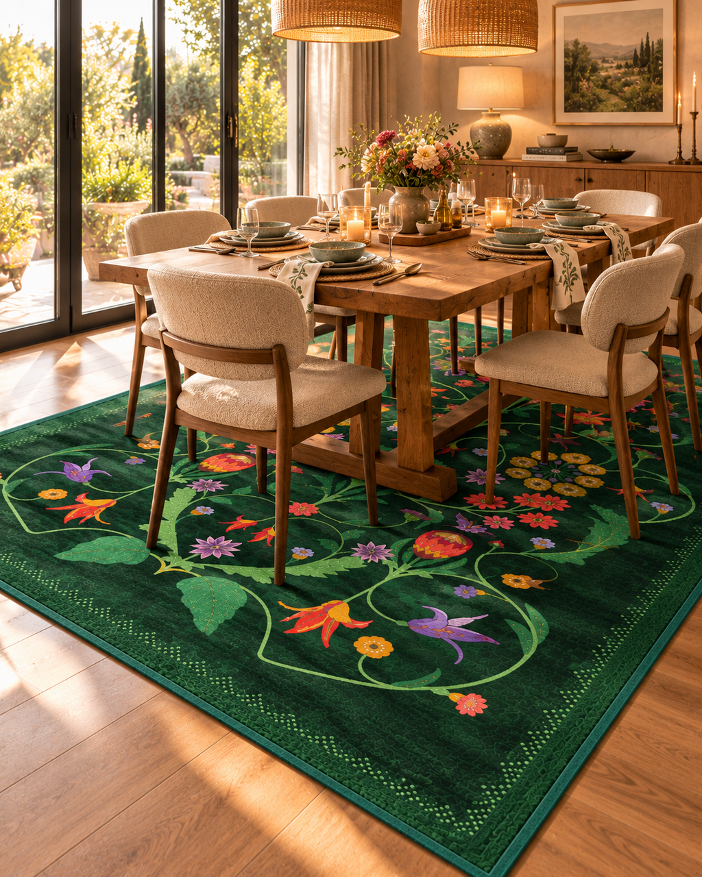Tapis Salon Evergreen