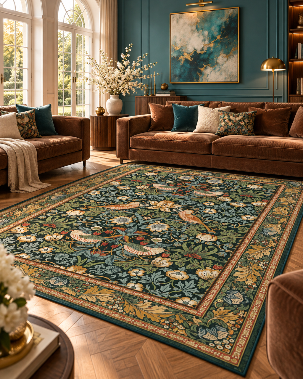 Tapis Salon Botanical
