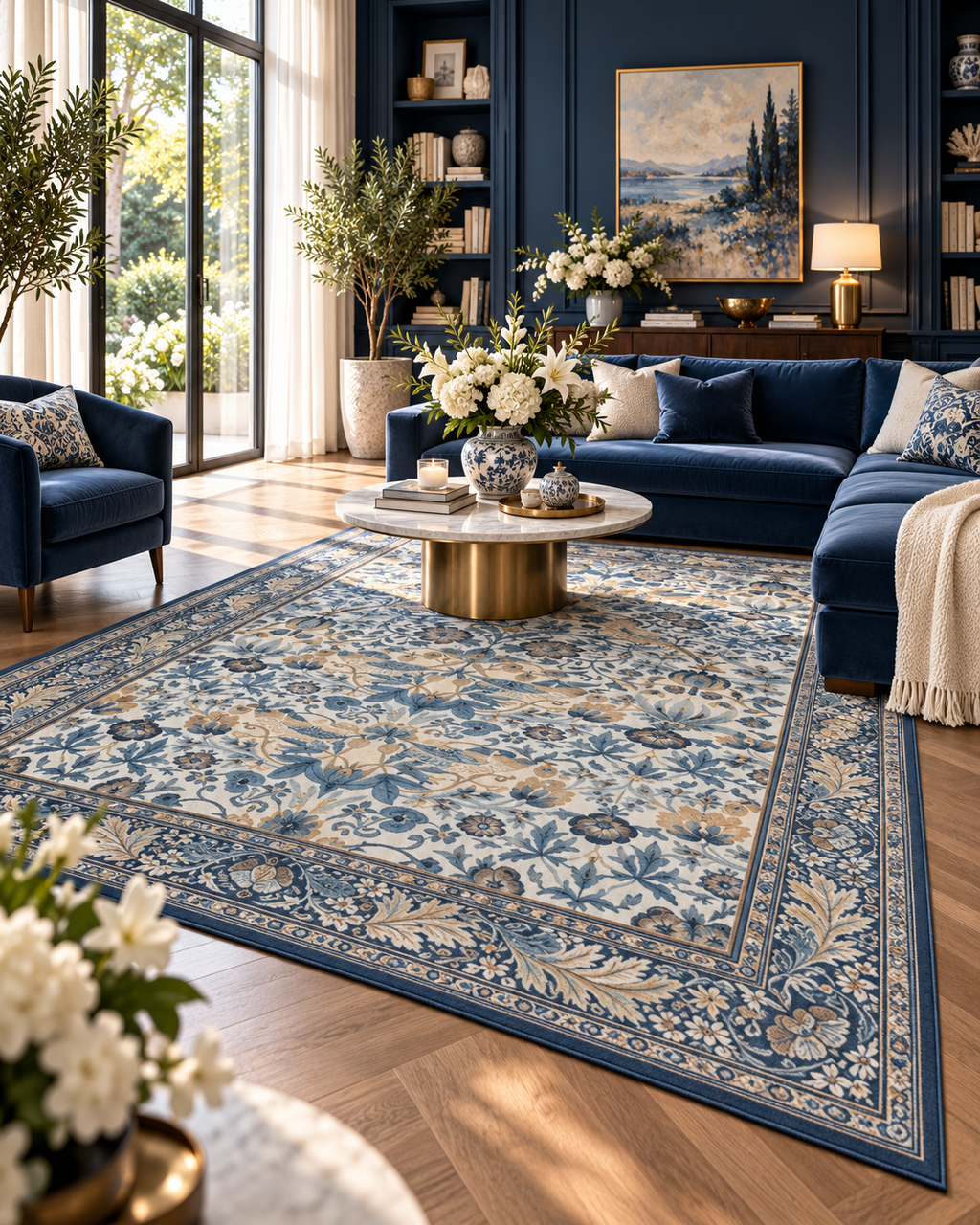 Tapis Salon Botanical
