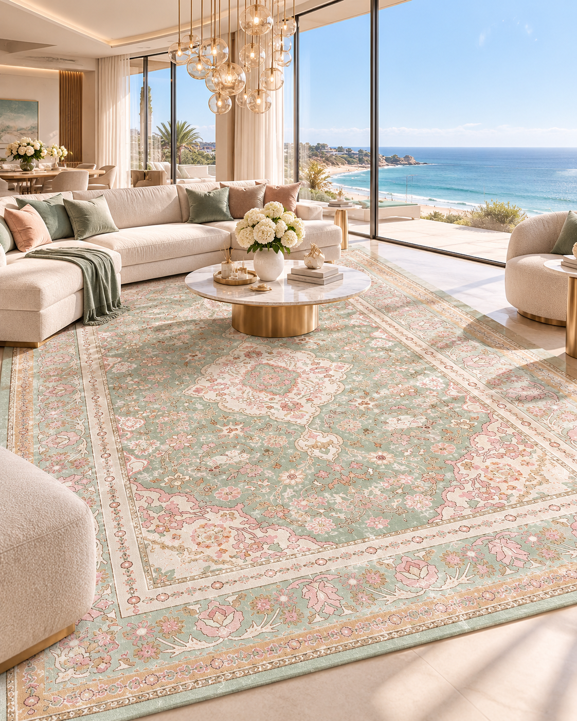 Tapis Salon Sageblossom