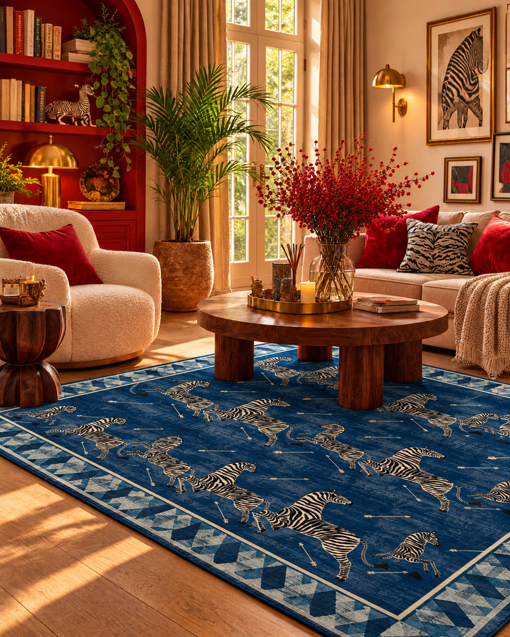 Tapis Savane Rouge
