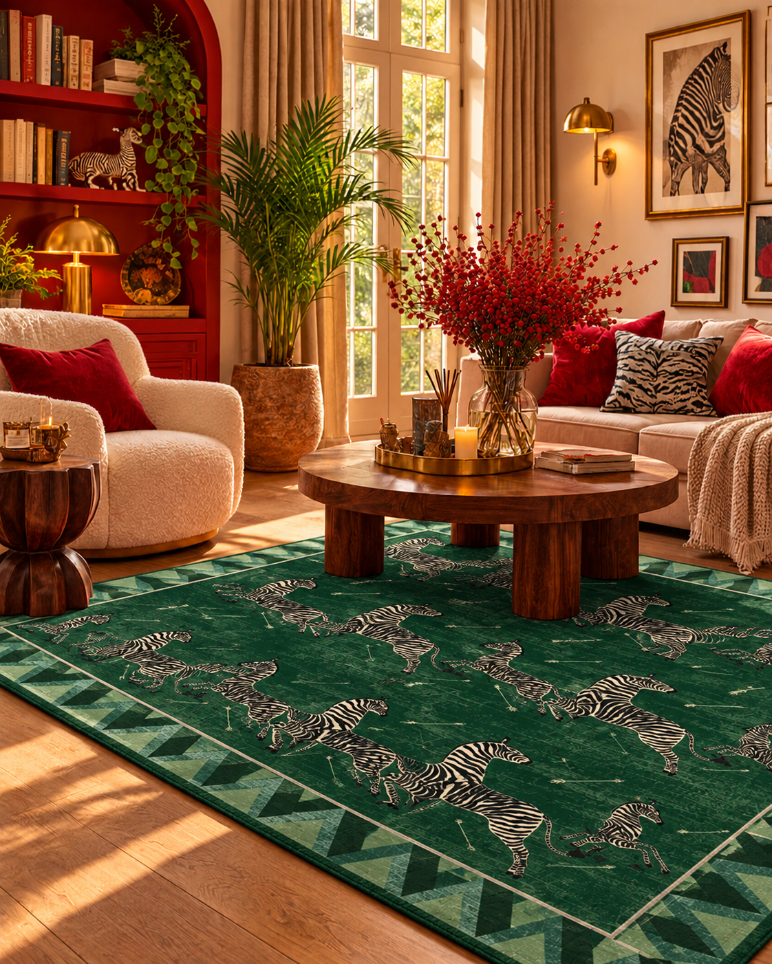 Tapis Savane Rouge