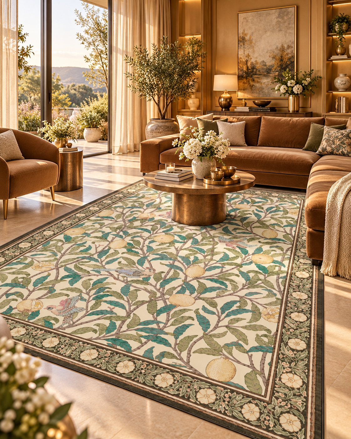 Tapis Salon Goldleaf