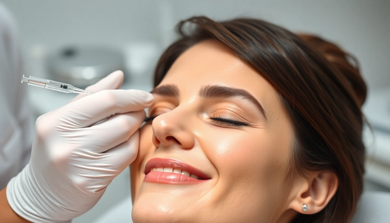 Expert Botox treatment in Zürich by professional doctor, smoothing facial wrinkles naturally.