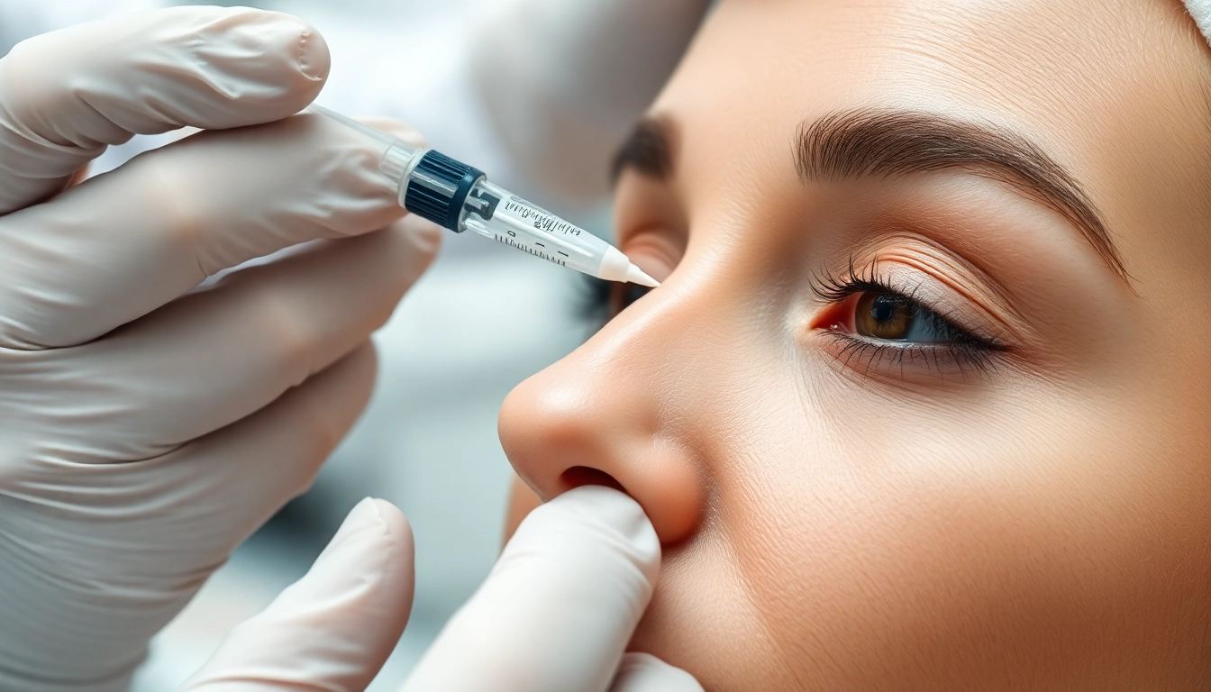 Botox Behandlung: Skilled practitioner administering Botox injections for facial rejuvenation, highlighting safety and expertise for natural results.