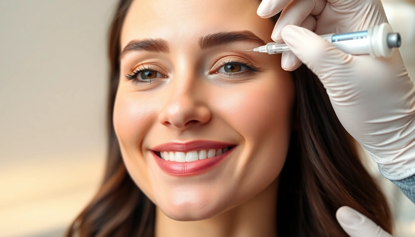Botox Zürich: Skilled aesthetic expert administering treatment in a modern Zürich clinic for youthful, smooth skin.